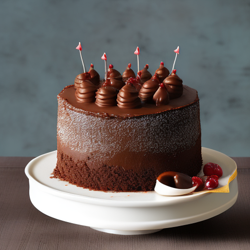 Sweet Indulgence: Decadent Chocolate Truffle Cake