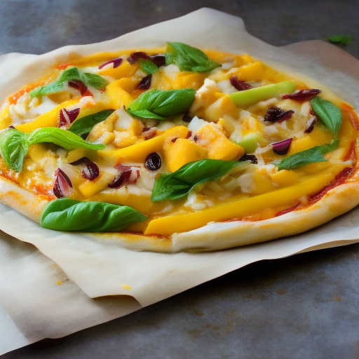 Thai Mango Sticky Rice Pizza