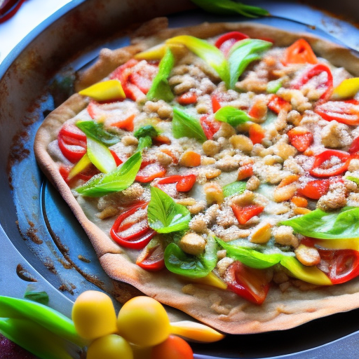 Vietnamese Che Ba Mau Dessert Pizza