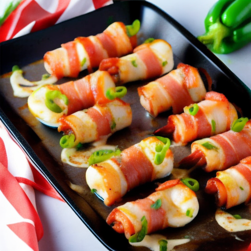 Bacon Wrapped Shrimp with Cream Cheese and Jalapeno