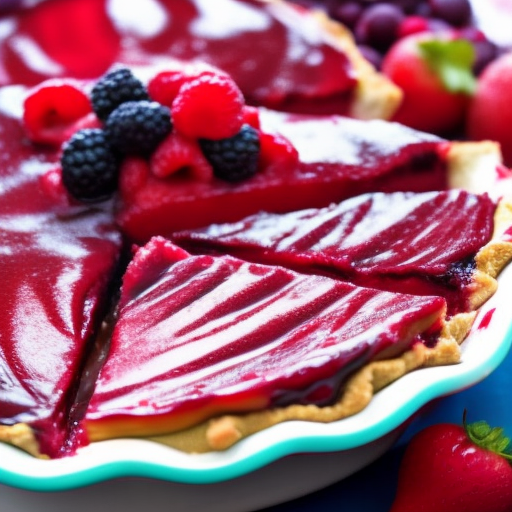 Bursting with Berry Bliss Pie