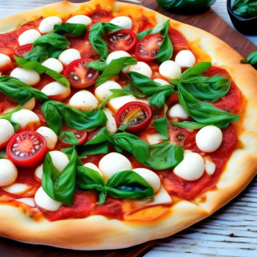 Caprese Salad Pizza Milan