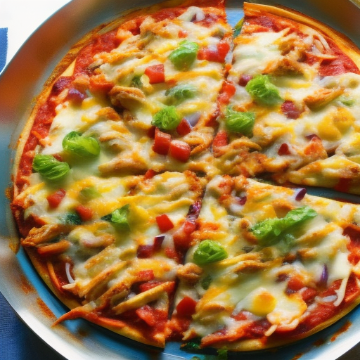 Chicken Enchilada Pizza