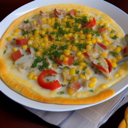 Clam Chowder With Corn New England Pizza