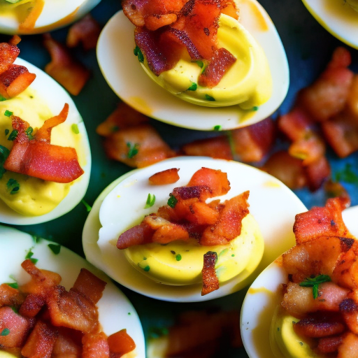 Deviled Eggs with Bacon