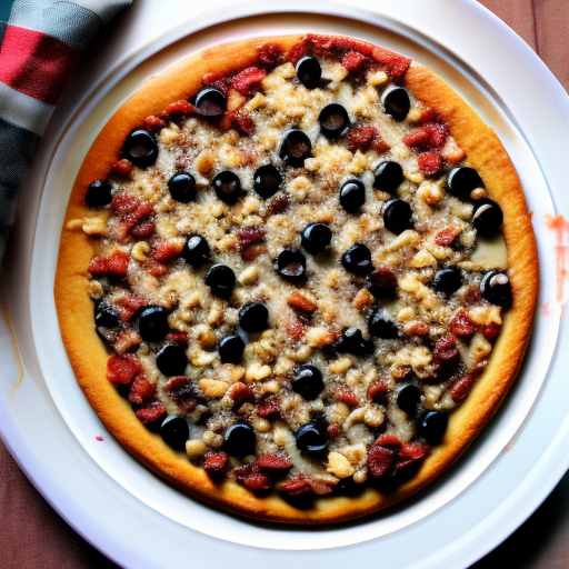 Iraqi Kleicha Cookie Pizza