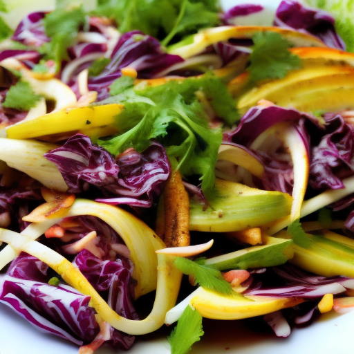 Italian Grilled Fennel And Radicchio Salad With Lemon Dressing