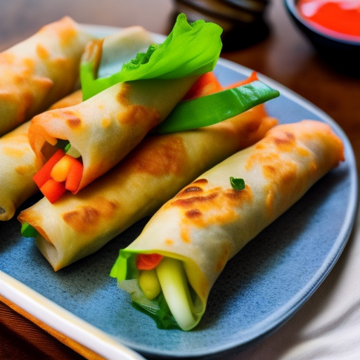 Miniature Vegetable Spring Rolls