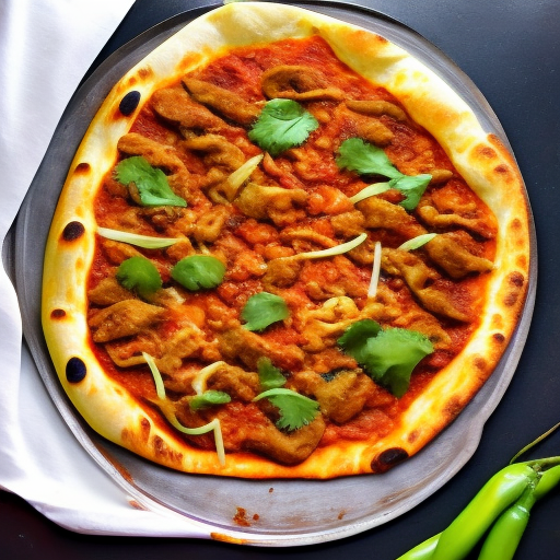 Nepali Sel Roti Pizza