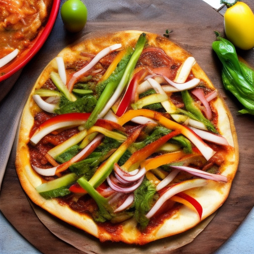 Peruvian Lomo Saltado Pizza