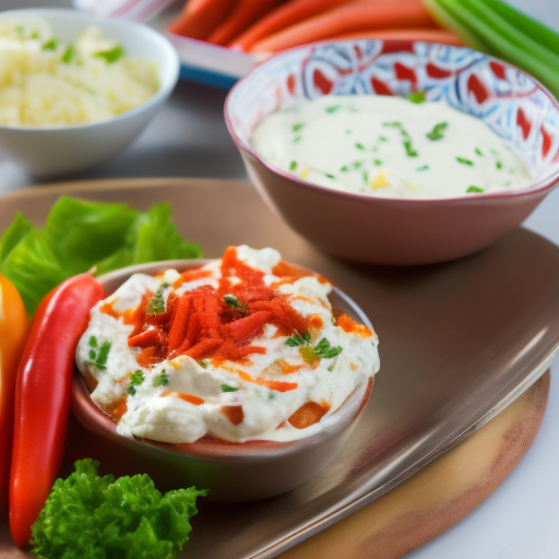 Roasted Red Pepper and Goat Cheese Dip