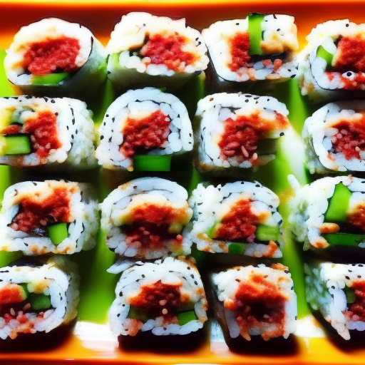 Rolling in Flavor: Spicy Tuna Sushi Rolls