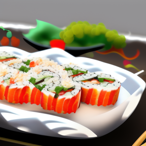 Rolling Waves: A Sushi Symphony