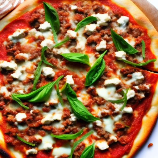 Sausage & Ricotta Rome Pizza