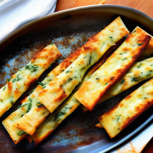 Savory Bites: Cheesy Garlic Breadsticks