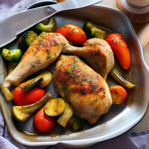 Savory Herb Chicken with Roasted Vegetables