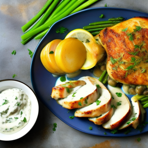 Savory Stuffed Chicken Breast with Creamy Mushroom Sauce