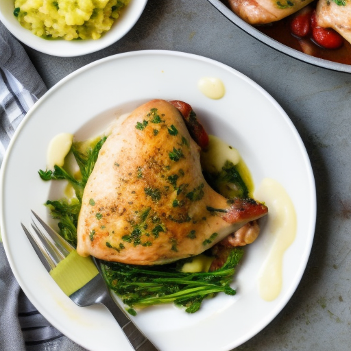 Savory Stuffed Chicken with Garlic Butter Sauce