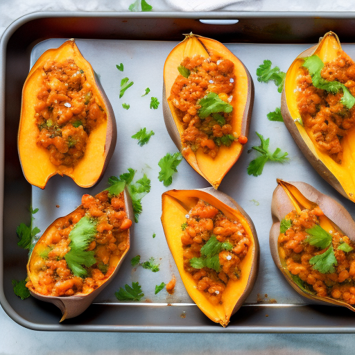 Savory Stuffed Sweet Potatoes