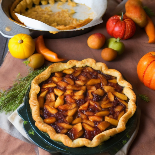 Sweet and Spicy Autumn Harvest Pie