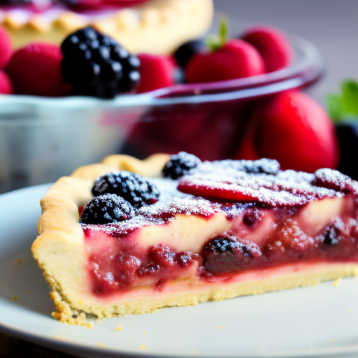 Sweet and Tart Berry Bliss Pie