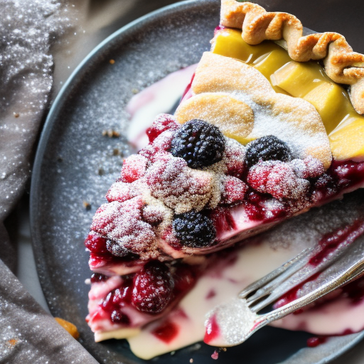 Sweet and Tart Berry Bliss Pie