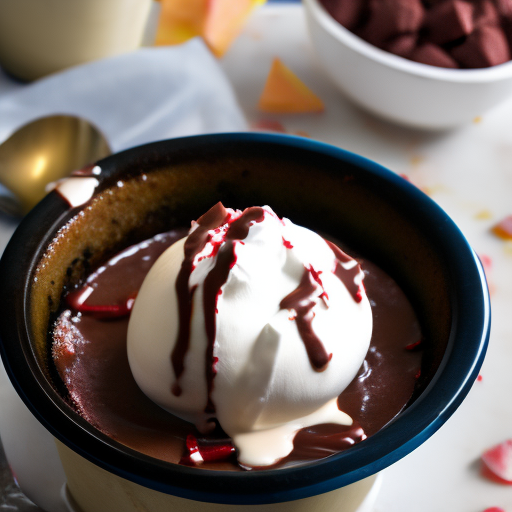 Sweet Delight: Chocolate Fudge Brownie Sundae