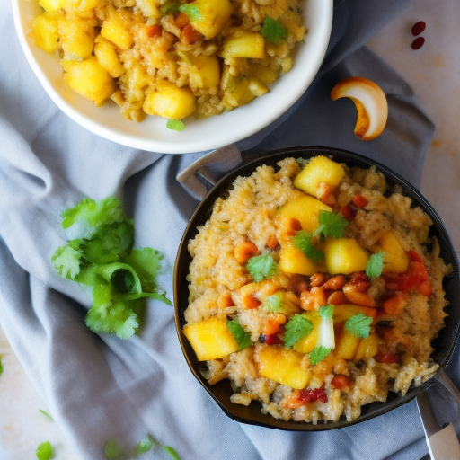 Thai Grilled Pineapple Fried Rice With Cashews And Raisins