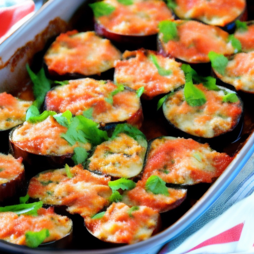 Baked Eggplant Parmesan Bites