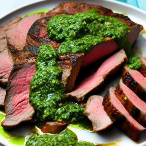 Bbq Brazilian Picanha Steak With Chimichurri Sauce