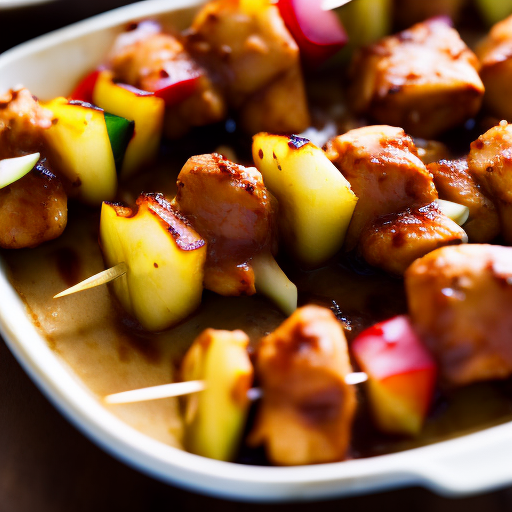 Bbq Hawaiian Pineapple Chicken Kabobs