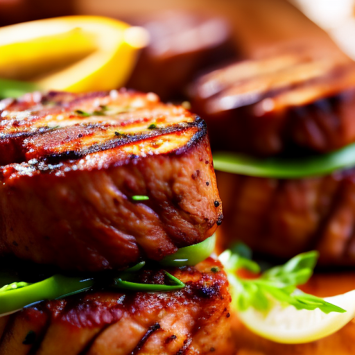 Brazilian Grilled Garlic Butter Filet Mignon Steaks