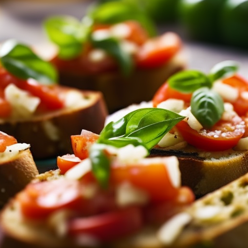 Bruschetta with Tomato and Basil