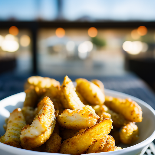 Fried Pickles with Ranch Dressing