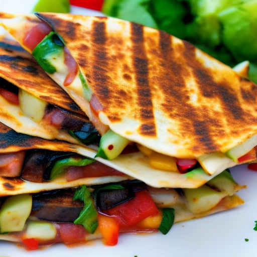 Grilled Vegetable Quesadillas