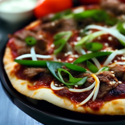 Korean Bulgogi Beef Pizza