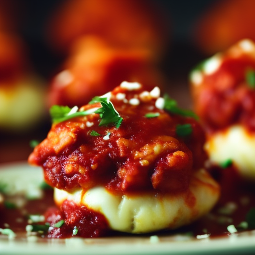 Miniature Chicken Parmesan Bites