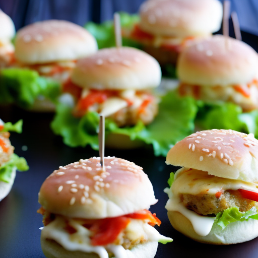 Miniature Crab Cake Sliders with Spicy Mayo and Coleslaw