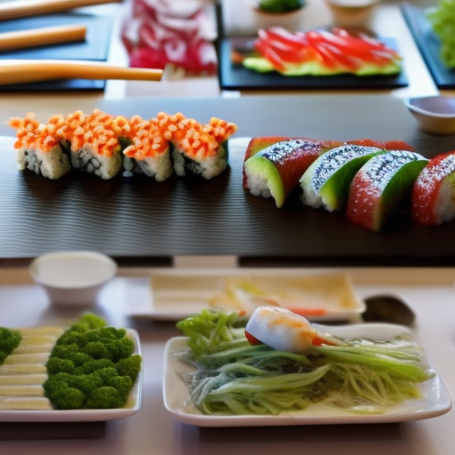 Rolling Waves: A Sushi Symphony