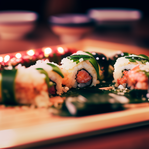 Rolling Waves: A Sushi Symphony