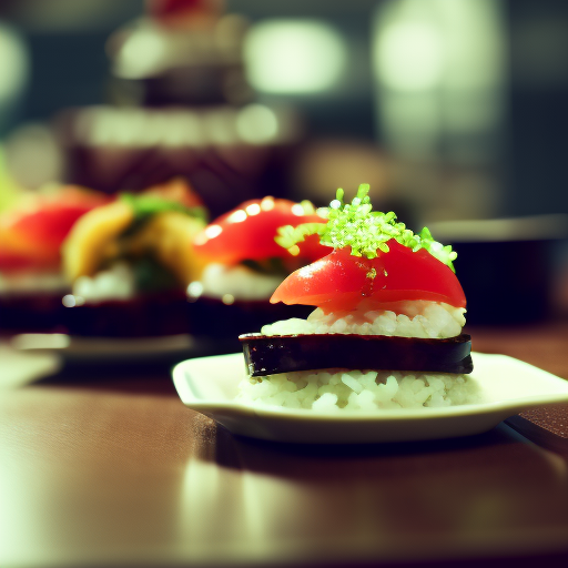 Rolling Waves: A Tempting Sushi Delight