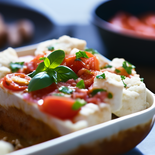 Baked Feta and Tomato Dip