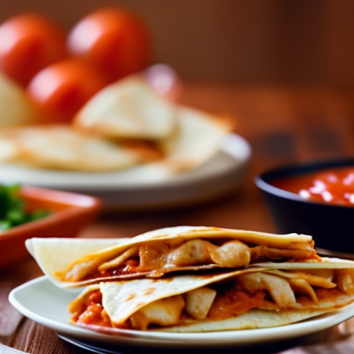 Buffalo Chicken Quesadillas