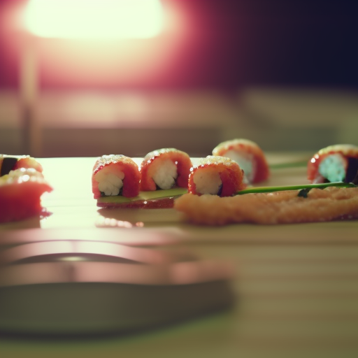 Rolling Waves: A Sushi Symphony