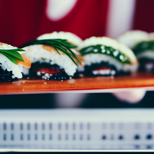 Rolling Waves: A Sushi Symphony