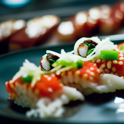 Rolling Waves: A Tempting Sushi Delight