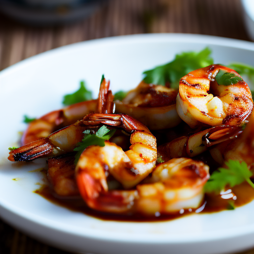 Spanish Grilled Gambas Al Ajillo Garlic Shrimp