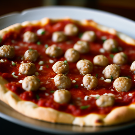 Swedish Meatball Pizza